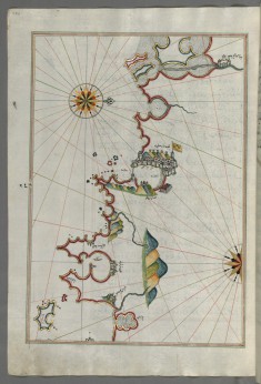 Map of the French Coast Around Marseille