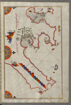 Map of the Tunisian Coast with the Ports of Bizerte and Tunis as Far as Kelibia