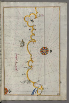 Map of the Egyptian Coast From Matruh East Towards Alexandria