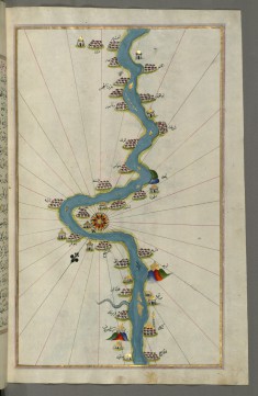 Map of the Oases and Villages Along the River Nile as Far as Sidi Musá