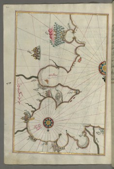 Map of the Eastern Mediterranean Coast and the Cities of Latakia and Antakya