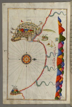 Map of the Fortress of Alanya