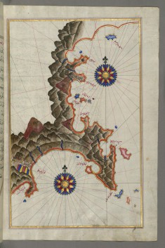 Map of the Anatolian Coast East of Finike