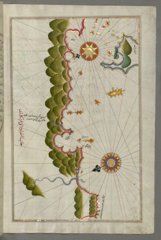 Map of Unidentified Islands Off the Southern Anatolian Coast