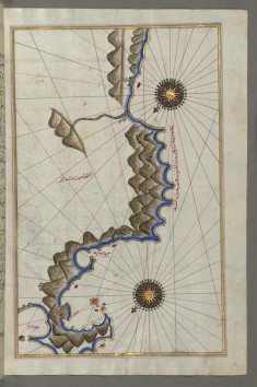 Map of Unidentified Islands Off the Southern Anatolian Coast