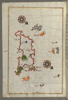 Map of the Islands of Karpathos and Kasos