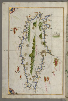 Map of the Island of Crete