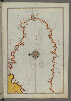 Map of the Coastline of the Black Sea
