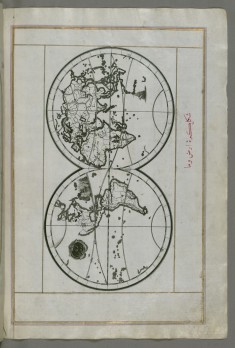 World Map in a Double Hemisphere