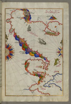 Map of the Bay of Salonica and the Western Coastline