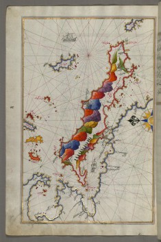Map of the Islands of Skyros and Euboea