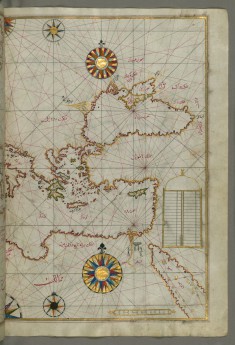 Map of the Eastern Mediterranean, Aegean and the Black Sea