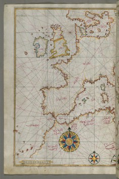 Map of Western Europe and North Africa