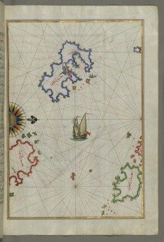 Map of the Island of Patmos