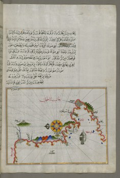 Map of the Anatolian Coast and the Small Kara Island