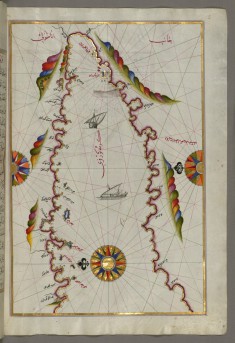 Map of the Bay of Kerme East of Cos Island