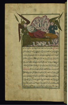 Aaron, the Brother of Moses, and Two Angels
