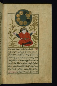 Formation of the Crescent of the Moon