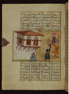 A Young Man Looking Out of the Window for His Lover Abdullah