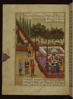 Tayyib and Tahir at a Party with Their Rescuers in European Attire