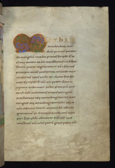 Leaf from Gospels