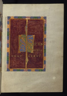 Leaf from Gospels