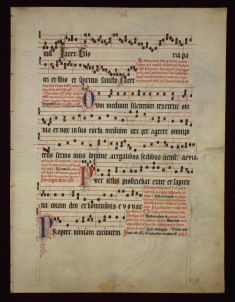 Two Leaves from an Antiphonary