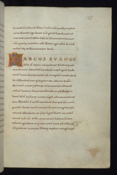 Leaf from Gospels
