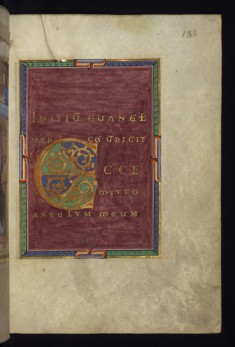 Leaf from Gospels