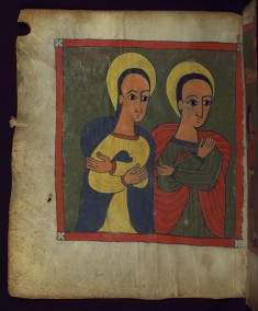 Mary, Mother of Jesus and John the beloved disciple