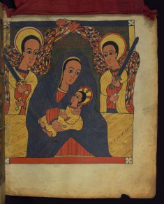 Virgin and Child flanked by the Archangels Michael and Gabriel