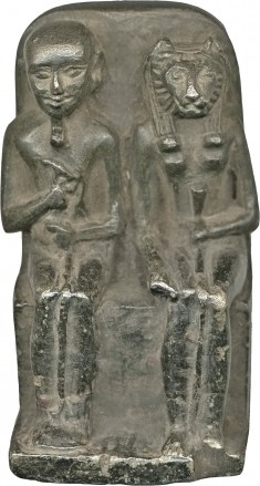 Miniature Group of Ptah and Sakhmet