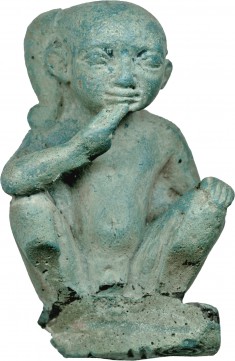 Horus the Child, Seal Squatting Child