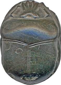 Scarab with a King Holding a Captive