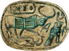 Scarab with King as Bull Motif