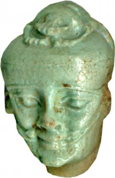 Head of Pataikos with Scarab
