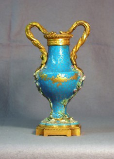 Vase with Gilt-Bronze Mounts