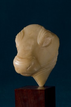 Head of a Large Bull Figure