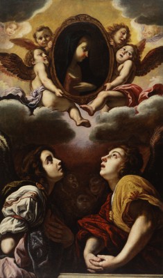 Flying and Adoring Angels
