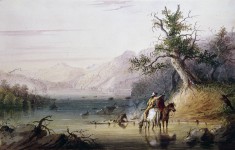 Trappers' Encampment on the "Big Sandy" River