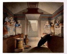 View of an Etruscan Tomb