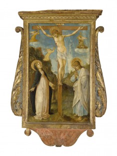 The Crucifixion; Saint Michael