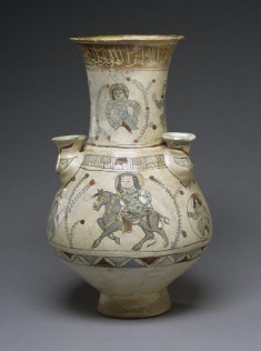 Flower Vase with Horsemen