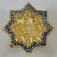 Star Tile with Combat Scene