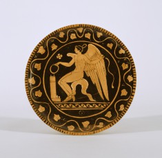 Red-Figure Plate with Eros