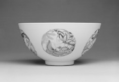 Bowl with Flowers and Butterflies