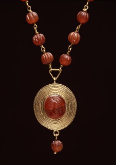 Necklace with Child's-Head Pendant