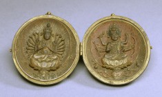 Locket with Two Buddhist Deities