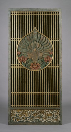 Temple Door with Peacocks