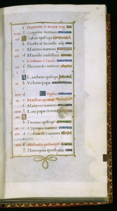 Leaf from Book of Hours